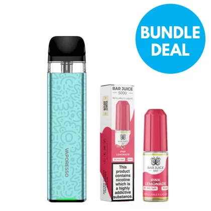 20mg SKE Crystal Bar Disposable Vape Alternative Bundle - Vaporesso / Bar Juice / Pod Kit / 20mg / 10ml / 45VG/55PG