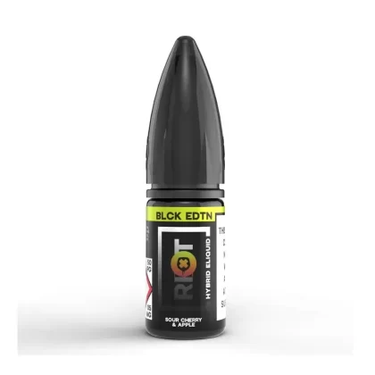Sour Cherry & Apple Riot Squad BLCK Edition 10ml Nic Salt E Liquid