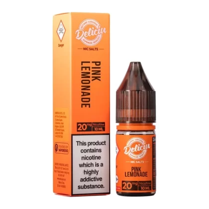 Pink Lemonade Nic Salt E-Liquid by Deliciu - Product Strength#10mg>20mg