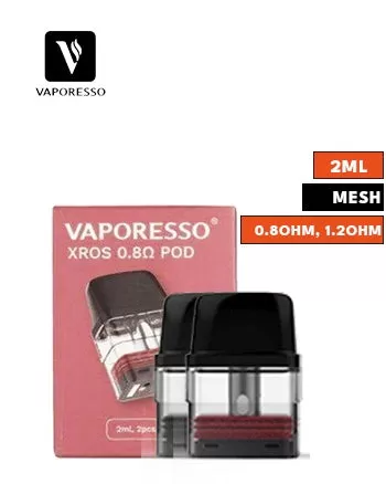 Vaporesso Xros Replacement Pod - 1.20 ohm, 0.80 ohm