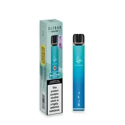 ELFA Pro Pod Kit & Disposable Vape Pod – Kiwi Passion Guava Kit – Blue