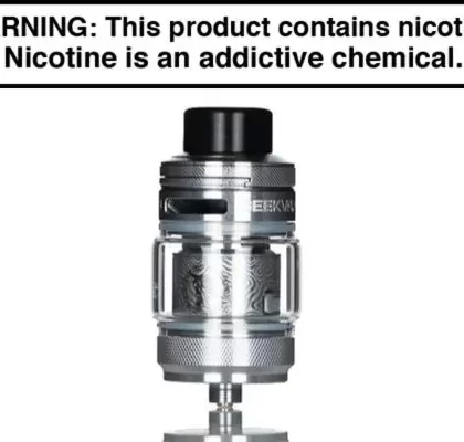 GEEKVAPE Z 5 SUB-OHM TANK - Cold Silver, Glossy Black (41DDD6)