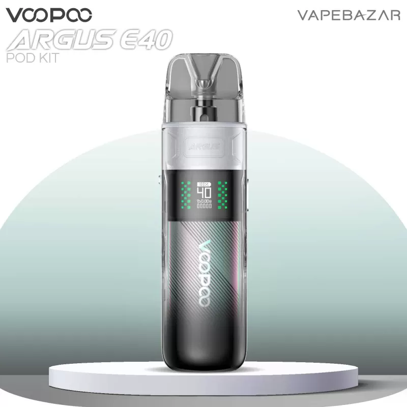VooPoo Argus E40 – Pearl White - VooPoo / 1800 mAh / USB-C / max. 40 Watt / 4,5ml