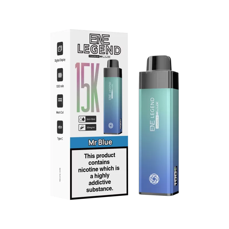 Elux ENE Legend 15K Vape Kit - Cherry Sour Raspberry - Image 3