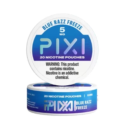 PIXI NICTIONE POUCHES BLUE RAZZ FREEZE