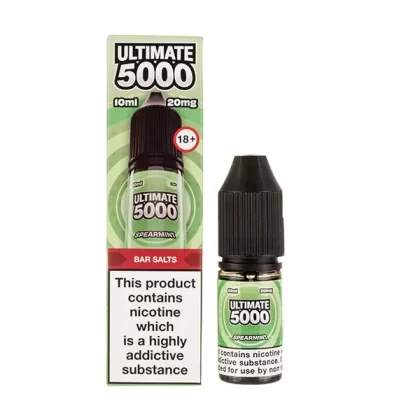 Spearmint Nic Salt E-Liquid by Ultimate 5000 Bar Salt - 10mg