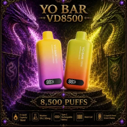 YO BAR VD8500 - Guava Kiwi Passionfruit - Vapeciga