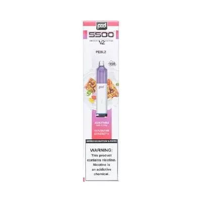 Pod Mesh Peblz V2 5500 Puffs Disposable Vape