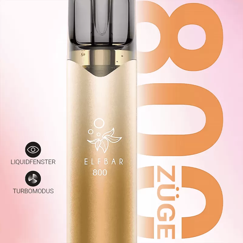 Elf Bar 800 – Strawberry Apricot - Elf Bar / ca. 800 / 550 mAh / 20mg/ml - Image 2