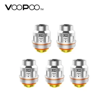 VOOPOO UFORCE Replacement Coils - Coil Type#D4 0.40ohm>N1 0.13ohm>N2 0.30ohm>U4 0.23ohm>U8 0.15ohm (44DD12)