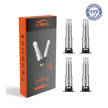 Kumiho THOTH Replacement Coils for THOTH T, THOTH G, THOTH C, THOTH S, THOTH G Lite, THOTH T Pro, THOTH B,THOTH Q & Q Pro Pod Kit