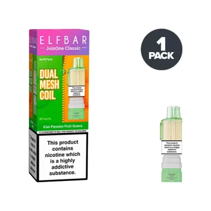 Kiwi Passion Fruit Guava Elf Bar JoinOne Refill Pack