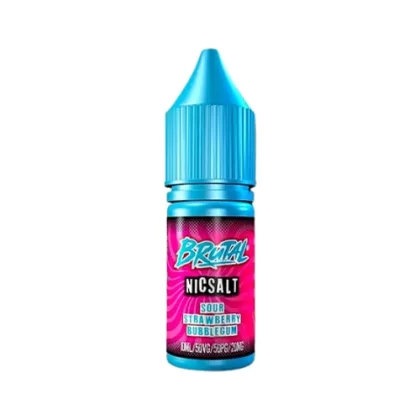 Just Juice Brutal Sour Strawberry Bubblegum Nic Salt - 11mg