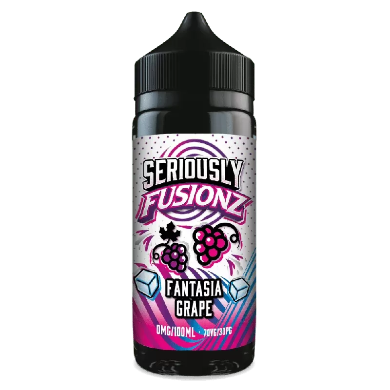 Doozy Seriously Fusionz 100ml E-Liquid Shortfill Fantasia Grape - Title#0mg (EABD44)