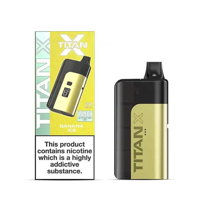 Titan X 10000 Puffs Prefilled Pod Vape Kit - Crisp Cherry - Image 2