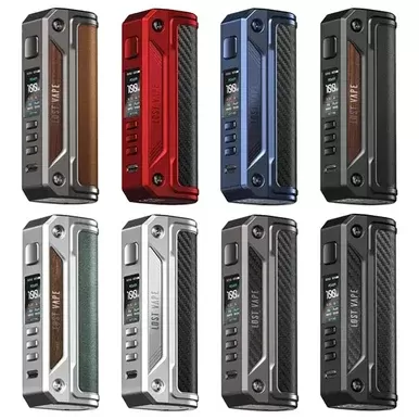 Lost Vape Thelema Solo 100W Mod - Color#SS/Mineral Green>Gunmetal/Ochre Brown>Black/Classic Black>SS/Carbon Fiber>Gunmetal/Carbon Fiber>Black/Carbon Fiber>Matte Red/Carbon Fiber>Sierra Blue/