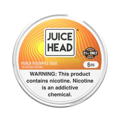 Juice Head Peach Pineapple Mint Nicotine Pouches - Vape Product, Vape Product (5CEC7F)