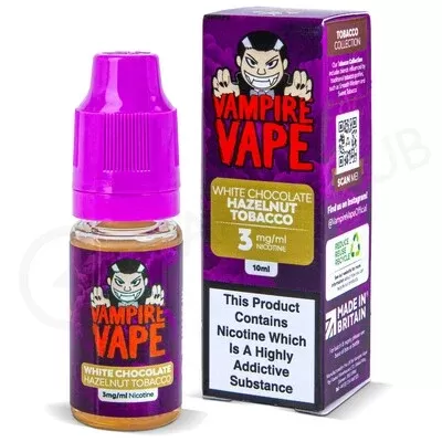 White Chocolate Hazelnut Tobacco E-Liquid by Vampire Vape