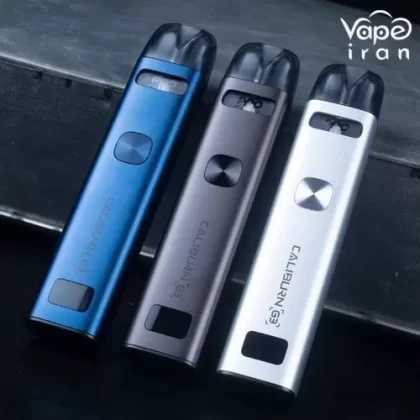 3 UWell Caliburn G3 - Vape Product; Black, Black & Gold; Vape Product