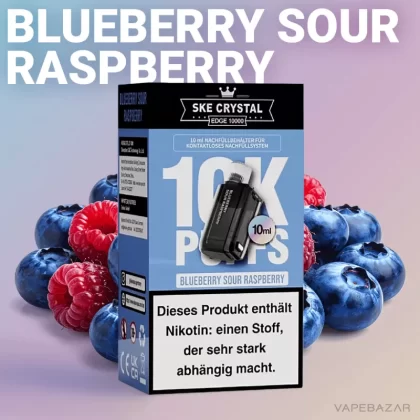 SKE Crystal Edge 10k – Blueberry Sour Raspberry - 20mg/ml