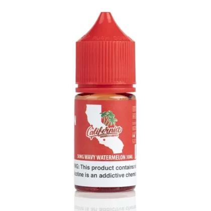 Wavy Watermelon SALTS – California Grown E-Liquids – 30mL