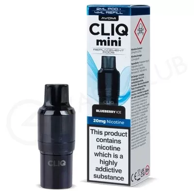 Blueberry Ice Avomi Cliq Mini Refill Pod