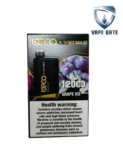 BECO SOFT MAX DISPOSABLE VAPE (12000 PUFFS) - 20 mg / Mixed Berries - Image 2