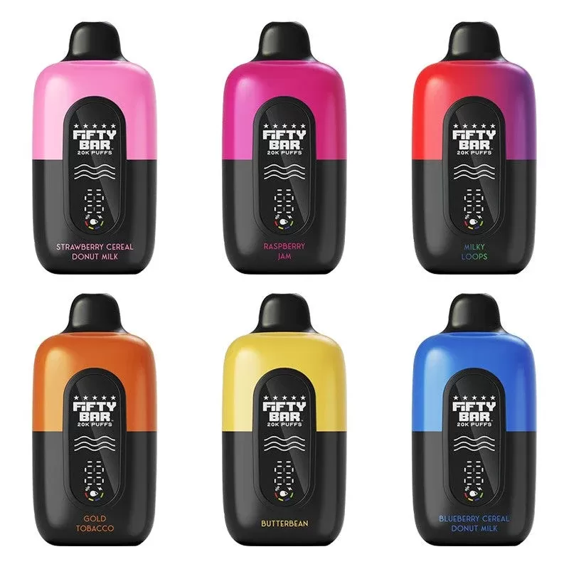 Fifty Bar 20K Disposable Vape 18ml 5%