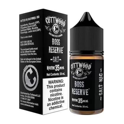 CUTTWOOD Salt - Boss Reserve - 30ML E-Liquid - 35MG