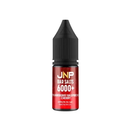 JNP 6000+ Bar Salts Strawberry Raspberry Cherry E Liquid - Nicotine Strength#20mg>10mg