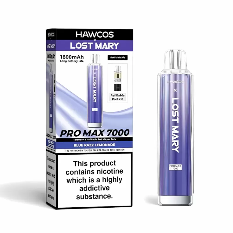 Hawcos x Lost Mary Pro Max 7000 Pod Kit - 5 Pack - Cherry Cola - 5 Pack - Image 2