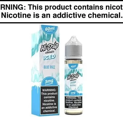 BLUE RAZZ ICED BY HI-DRIP CLASSICS 60ML - Vapejuice