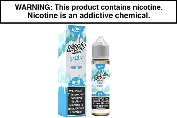 BLUE RAZZ ICED BY HI-DRIP CLASSICS 60ML - Vapejuice