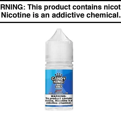 BLUE RAZZ BUBBLEGUM BY CANDY KING SALT 30ML - Vapejuice