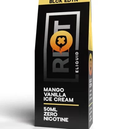 Riot Squad BLCK EDTN Mango Vanilla Ice Cream E-Liquid 60ml