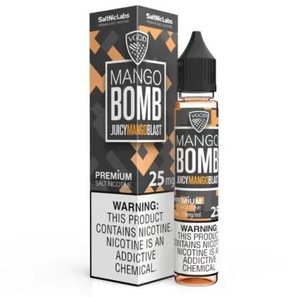 Mango Bomb Nicotine Salt by VGOD - Size#30ml~Nicotine#25MG>50MG