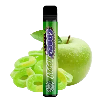 187 Strassenbande Vape – Crazy Appli - 187 Strassenbande / Apfel / Aromastoffe / Glycerin / Propylenglykol / Nikotin-Benzoat / 20mg/ml / 550 mAh / ca. 600