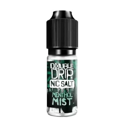 Double Drip Menthol Mist Nic Salt Vape Juice - 10 Pack - Strength 20mg