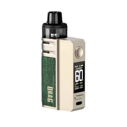 Voopoo Drag E60 Pod Mod System Starter Kit - Black, Carbon Fiber
