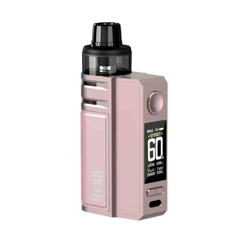 Voopoo Drag E60 Pod Mod System Starter Kit - Black, Carbon Fiber - Image 2