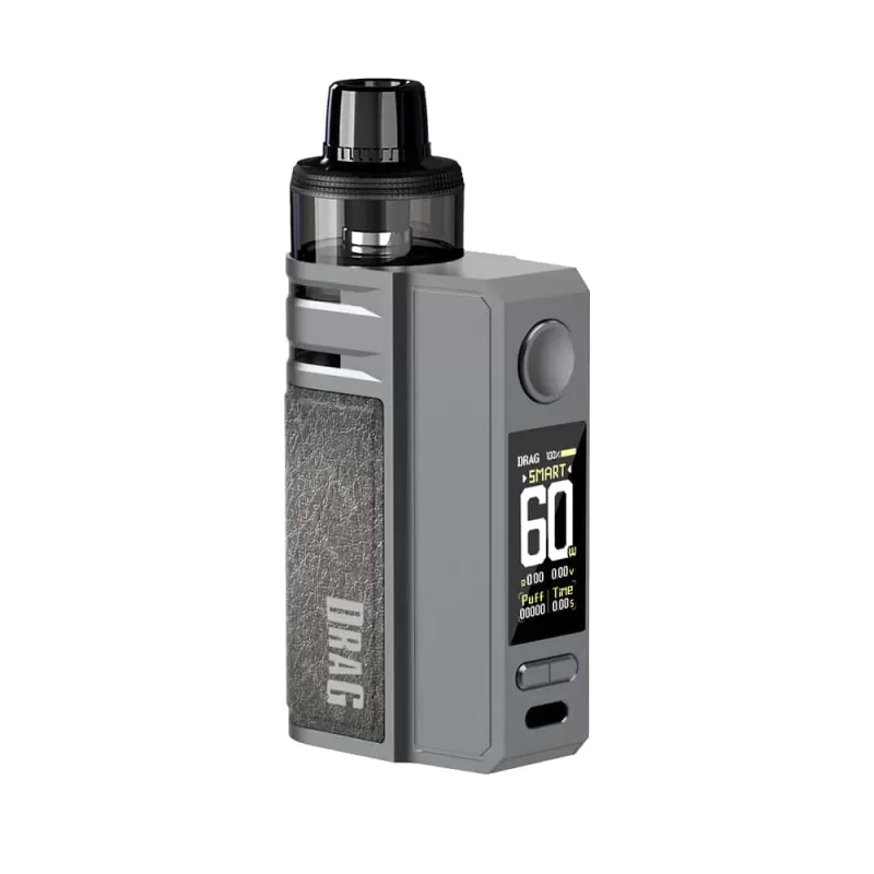 Voopoo Drag E60 Pod Mod System Starter Kit - Black, Carbon Fiber - Image 3