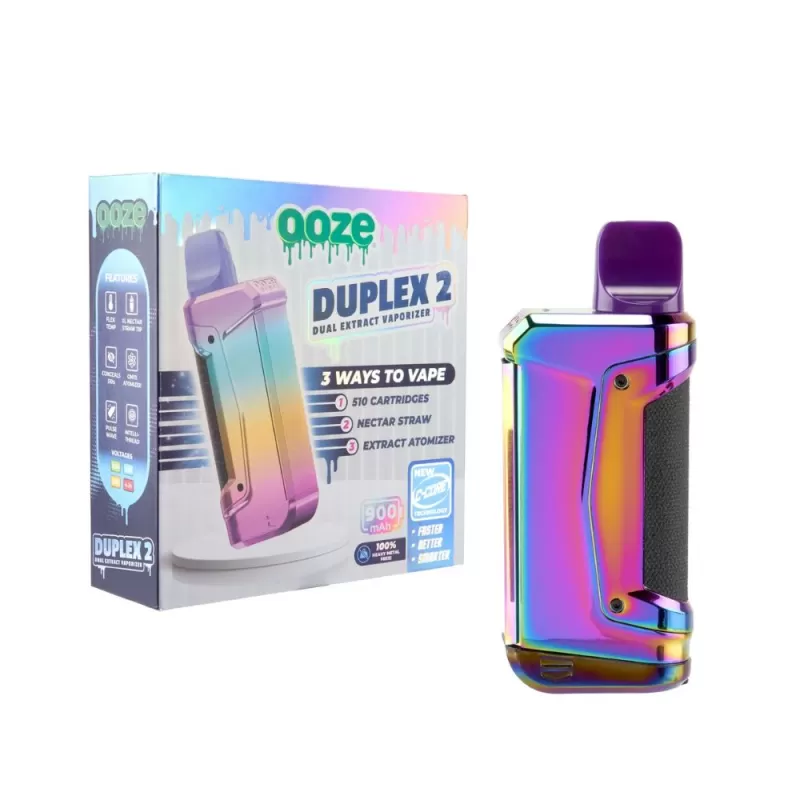 Ooze Duplex 2 Vaporizer – 3‑in‑1 510 Thread Cart Battery - Discountvapepen - Image 2