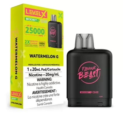 LEVEL X FLAVOUR BEAST BOOST POD 20ML – WATERMELON G