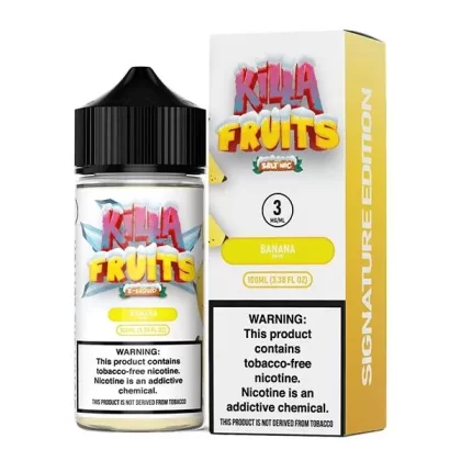 Banana Ice by Killa Fruits Signature TFN Series 100mL - Vape Product, Vape Product