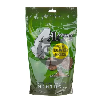 4 Aces Menthol Pipe Tobacco 6 oz. Bag