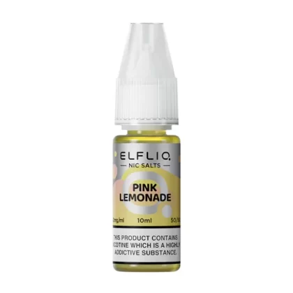Elf Bar ElfLiq Pink Lemonade E Liquid 10ml - Nicotine Strength#20mg>10mg>5mg (00CF08)