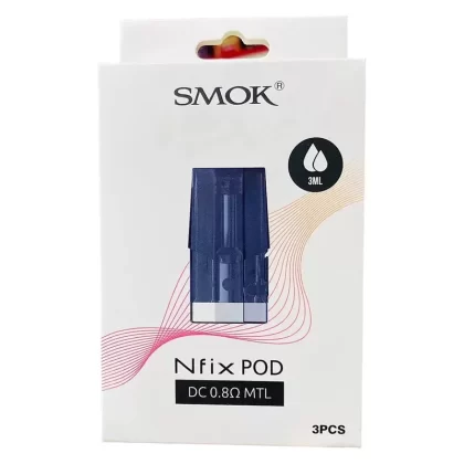 SMOK NFIX Replacement Vape Pods - Resistance#0.8 Ohm DC Pods>0.8 Ohm Mesh Pods