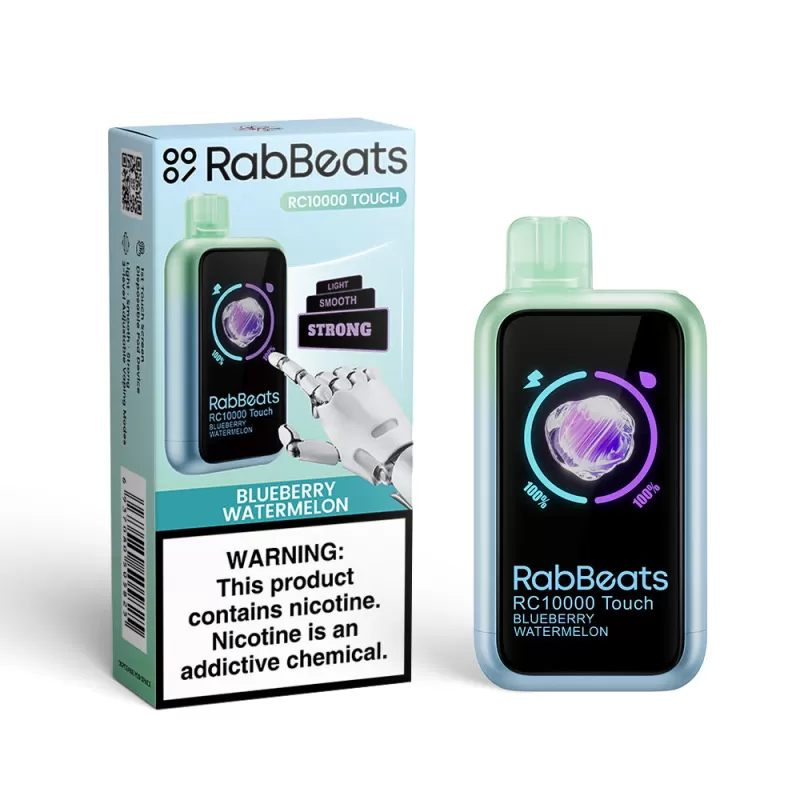 RabBeats RC10000 "TOUCH" Disposable Vape - 10000 Puffs - Watermelon BG - Image 3