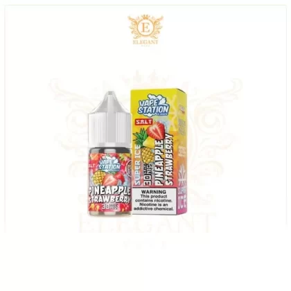 VAPE STATION PINEAPPLE STRAWBERRY SUPER ICE SALT ELIQUID