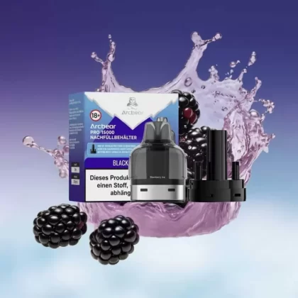 Arcbear Pro 15000 Nachfüllset – Blackberry Ice 20mg/ml Nikotin